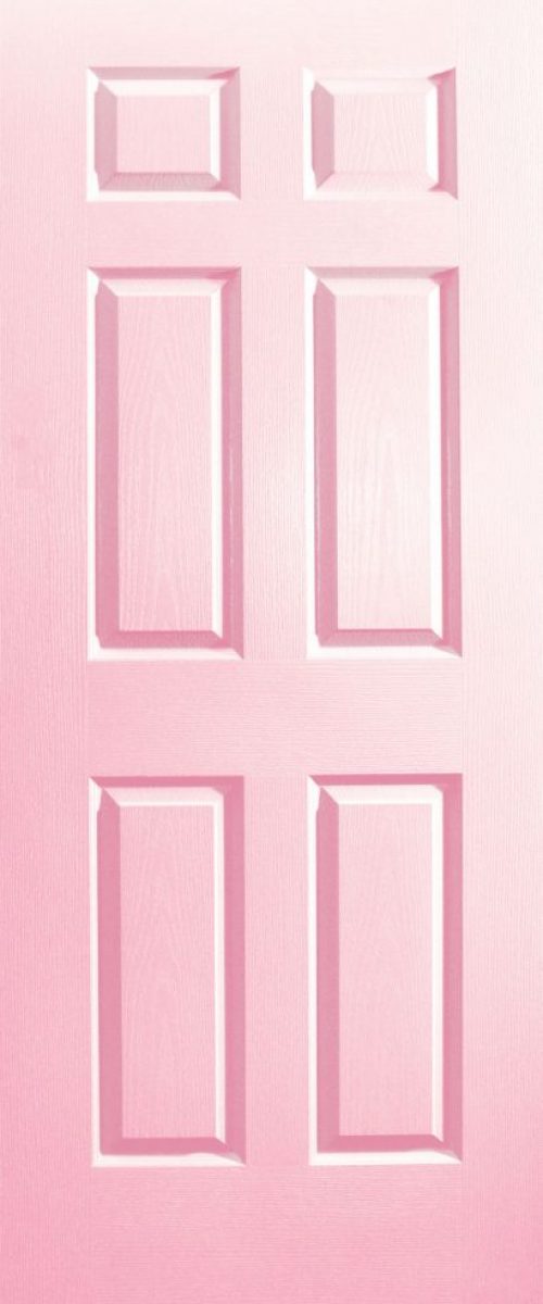 pink classic deisgn door