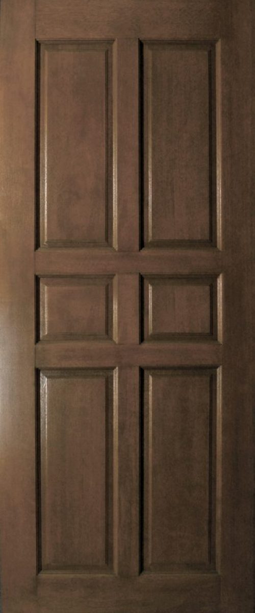 dark timber door